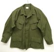 画像1: 60'S アメリカ軍 US ARMY "JUNGLE FATIGUE 4th" リップストップ ファティーグジャケット L-SHORT (DEADSTOCK)