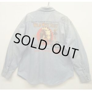 画像: 00'S RALPH LAUREN "WILD WEST SHOW" バックプリント シャンブレーシャツ (VINTAGE)