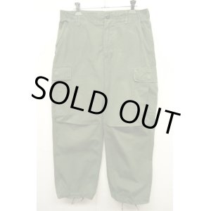 画像: 60'S アメリカ軍 US ARMY "JUNGLE FATIGUE" カーゴパンツ S-SHORT (VINTAGE)