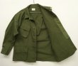 画像2: 60'S アメリカ軍 US ARMY "JUNGLE FATIGUE 4th" リップストップ ファティーグジャケット L-SHORT (DEADSTOCK)