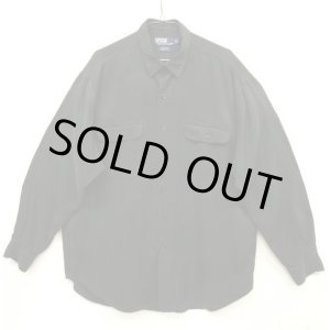 画像: 90'S RALPH LAUREN "BENFORD" レーヨン シャツ ブラック (VINTAGE)