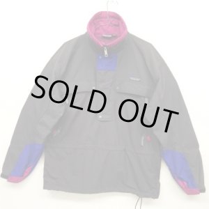 画像: 90'S PATAGONIA 旧タグ ナイロン アノラック チャコール/ブルー/マゼンタ (VINTAGE)