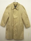 画像1: 80'S BURBERRYS "COTTON100%" バルマカーンコート BEIGE イングランド製 (VINTAGE)