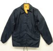 画像1: 70'S LL Bean 筆記体タグ チンスト付き ナイロン コーチジャケット NAVY (VINTAGE)