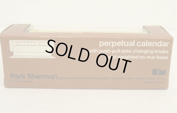 画像3: PARK SHERMAN ブラス製 デスクトップ パーペチュアルカレンダー (DEADSTOCK)