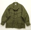 画像1: 60'S アメリカ軍 US ARMY "JUNGLE FATIGUE 4th" リップストップ ファティーグジャケット L-SHORT (DEADSTOCK)