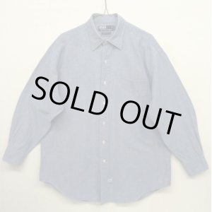 画像: 90'S RALPH LAUREN "THE BIG DRESS SHIRT" シャンブレーシャツ ブルー (VINTAGE)
