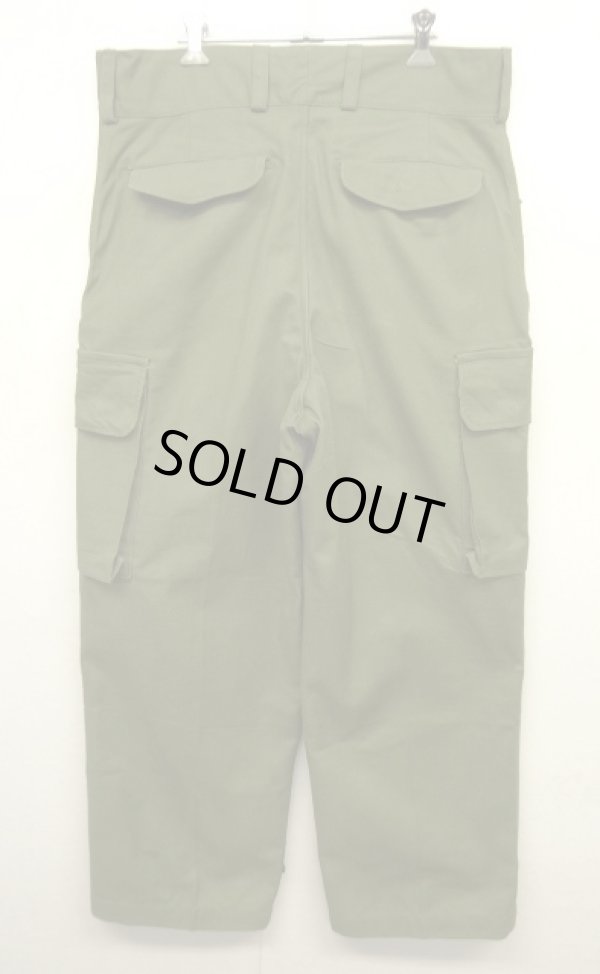 画像3: 50'S フランス軍 M47 フィールドパンツ 前期型 OLIVE サイズ23 (DEADSTOCK)