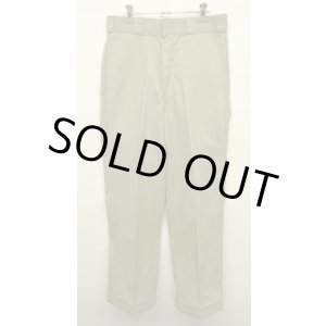 画像: 80'S DICKIES 874 ワークパンツ 42TALONジップ USA製 (DEADSTOCK)