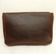 画像2: FERNAND LEATHER "CLUTCH BAG" コンチョボタン付き クロムエクセルレザー クラッチバッグ USA製 (DEADSTOCK)