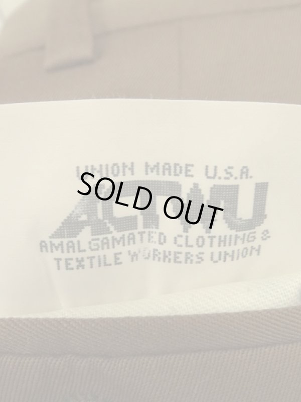 画像6: 90'S RALPH LAUREN "SUPER100'S" プリーツ入り スラックス BROWN USA製 (VINTAGE)