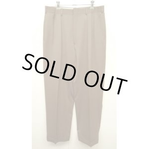 画像: 90'S RALPH LAUREN "SUPER100'S" プリーツ入り スラックス BROWN USA製 (VINTAGE)