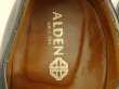 画像3: 80~90'S ALDEN 87 旧ロゴ カーフレザー Vチップシューズ ブラック USA製 (VINTAGE)