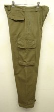 画像3: 50'S フランス軍 M47 HBT フィールドパンツ 後期型 KHAKI サイズ33 (VINTAGE)