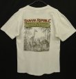 画像1: 80'S BANANA REPUBLIC "サファリプリント" ポケット付き Tシャツ USA製 (VINTAGE)