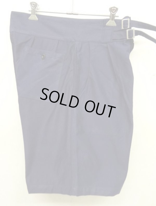 画像5: 70'S イタリア軍 プリーツ入り グルカショーツ NAVY (DEADSTOCK)