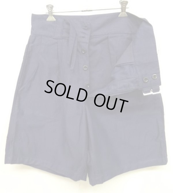 画像2: 70'S イタリア軍 プリーツ入り グルカショーツ NAVY (DEADSTOCK)