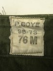 画像2: 50'S フランス空軍 "AIR FORCE仕様" M47 フィールドパンツ 前期型 DK OLIVE サイズ76M(21) (VINTAGE)
