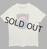 画像: 70'S HANES 両面プリント シングルステッチ 半袖 Tシャツ ホワイト USA製 (VINTAGE)