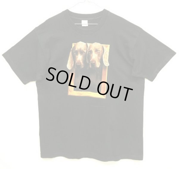 画像1: 90'S WILLIAM WEGMAN x ASPEN ART MUSEUM "FRAMED" FOTOFOLIO製 Tシャツ USA製 (VINTAGE)