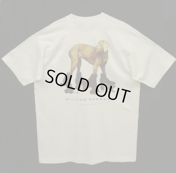 画像3: 90'S WILLIAM WEGMAN "ROLLER ROVER"  両面プリント FOTOFOLIO製 Tシャツ (DEADSTOCK)