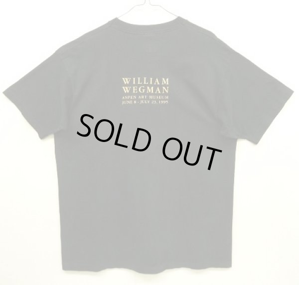 画像3: 90'S WILLIAM WEGMAN x ASPEN ART MUSEUM "FRAMED" FOTOFOLIO製 Tシャツ USA製 (VINTAGE)