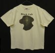 画像1: 90'S BLACK LAB シングルステッチ 半袖 Tシャツ オフホワイト USA製 (VINTAGE)