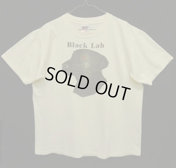 画像1: 90'S BLACK LAB シングルステッチ 半袖 Tシャツ オフホワイト USA製 (VINTAGE)