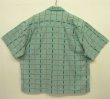 画像2: 90'S PATAGONIA 白タグ コットン 半袖 ボックスシャツ 総柄刺繍 ミント (VINTAGE)