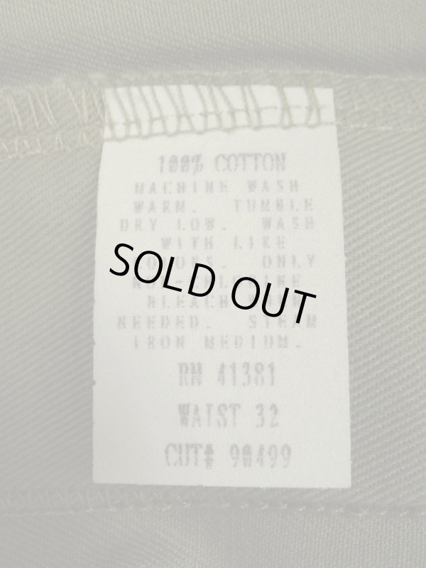 画像4: 90'S RALPH LAUREN "POLO CHINO" ツープリーツ チノショーツ カーキ USA製 (DEADSTOCK)