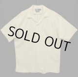 画像: 90'S RALPH LAUREN "CALDWELL" シルク/コットン 半袖 オープンカラーシャツ オフホワイト (VINTAGE)