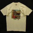 画像1: 90'S BETSY BOWEN "POND" シングルステッチ  半袖 Tシャツ ナチュラル USA製 (DEADSTOCK)