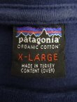 画像2: 90'S PATAGONIA 黒タグ オーバルロゴ刺繍 長袖 ポケット付きTシャツ ネイビー トルコ製 (VINTAGE)