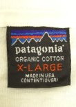 画像2: 90'S PATAGONIA 黒タグ オーバルロゴ刺繍 長袖 ポケット付きTシャツ ホワイト USA製 (VINTAGE)