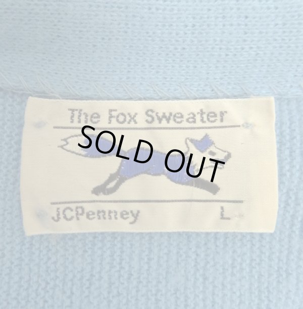 画像2: 80'S JC PENNEY "THE FOX SWEATER" Vネック カーディガン USA製 (VINTAGE)