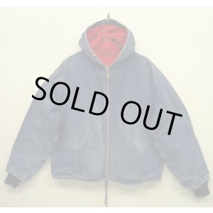 画像: 80'S CARHARTT 裏地付き 裾リブ無し デニムパーカー インディゴ (VINTAGE)