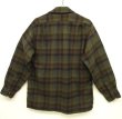 画像2: 60'S PENDLETON "BOARD SHIRT" ウール オープンカラーシャツ チェック柄 USA製 (VINTAGE)