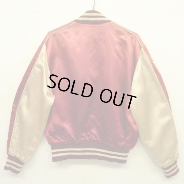 画像4: 50'S RELIANCE リバーシブル サテン/コットン スーベニアジャケット CONMARジップ (VINTAGE)