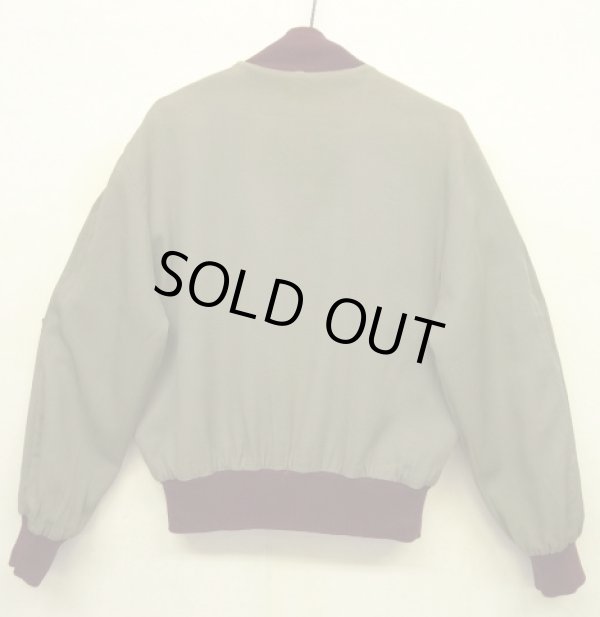 画像6: 50'S RELIANCE リバーシブル サテン/コットン スーベニアジャケット CONMARジップ (VINTAGE)