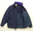 画像3: 80'S LL Bean ナイロン バギーズジャケット ネイビー/パープル USA製 (VINTAGE)