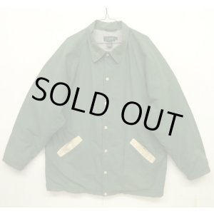 画像: 90'S J.CREW 旧タグ 裏地付き コーチジャケット グリーン (VINTAGE)