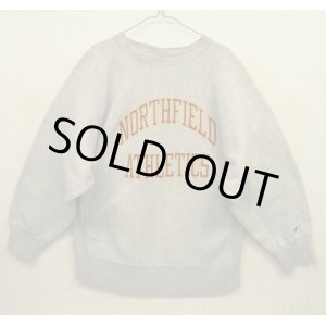 画像: 80'S CHAMPION "NORTHFIELD ATHLETICS" トリコタグ リバースウィーブ グレー USA製 (VINTAGE)