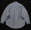 画像3: 90'S RALPH LAUREN "BIG SHIRT" 裾ロゴ刺繍 オックスフォード 長袖 BDシャツ ブルー (VINTAGE)