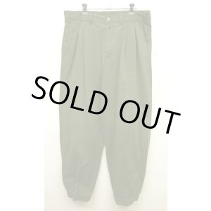 画像: 90'S PATAGONIA 雪無しタグ ツープリーツ 裾ボタン付き チノパンツ OLIVE (VINTAGE)