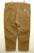 画像4: 70'S CARHARTT プリントタグ 裏キルティング ダックパンツ ブラウン 42TALONジップ (VINTAGE)