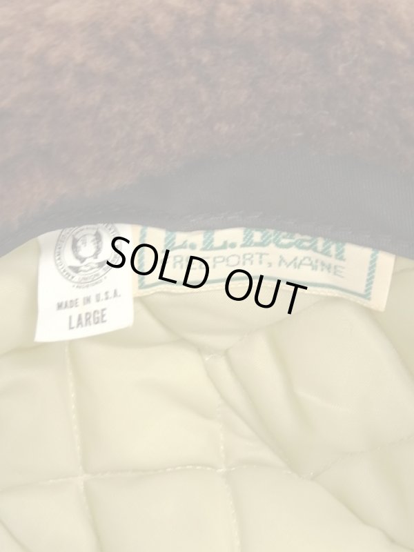 画像9: 80'S LL Bean ボア付き フライトキャップ タン USA製 (VINTAGE)