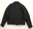 画像5: 90'S RALPH LAUREN コットン ダブルライダースジャケット BLACK (VINTAGE)