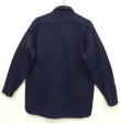 画像2: 50'S LL Bean 筆記体黒タグ ウール CPOシャツ NAVY (VINTAGE)