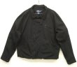 画像1: 90'S RALPH LAUREN コットン ダブルライダースジャケット BLACK (VINTAGE)