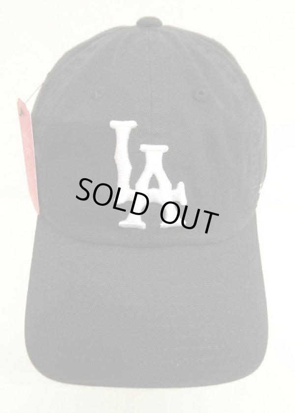 画像2: AMERICAN NEEDLE "LA" コットン ベースボールキャップ BLACK (NEW)